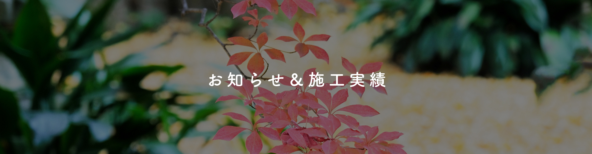 お庭のリフォーム①　施工です